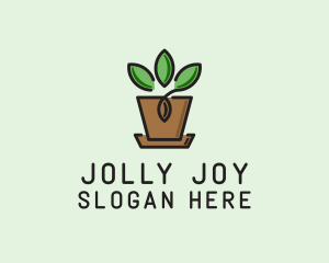 Garden Plant Pot  logo design