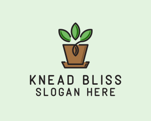 Garden Plant Pot  logo design