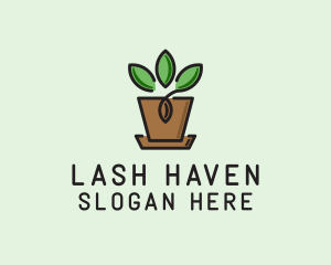 Garden Plant Pot  logo design