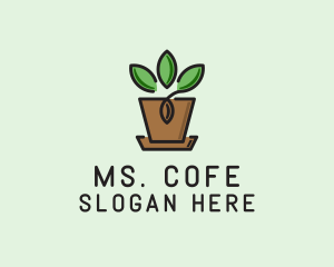 Garden Plant Pot  logo design