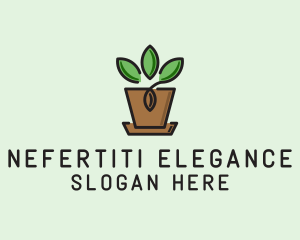 Garden Plant Pot  logo design