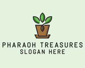 Garden Plant Pot  logo design