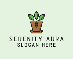 Garden Plant Pot  logo design