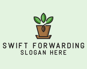 Garden Plant Pot  logo design