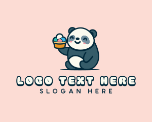 Dining - Panda Gelato Creamery logo design