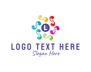 Multicolor Company Agency Logo