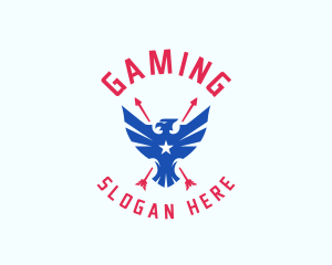 Campaign - Star Arrow Eagle logo design