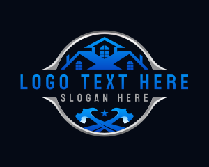 Roofing - Roofing Maintenance Hammer logo design