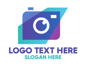 Modern Camera Photography Logo