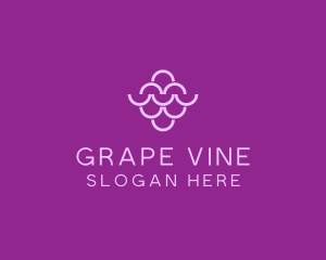 Grape - Wine Grapes Fruit logo design