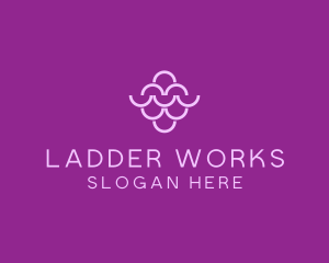 Wine Grapes Fruit logo design