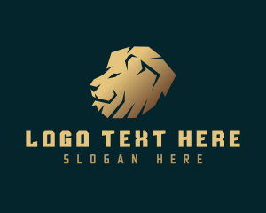 Luxury - Wild Lion Safari logo design