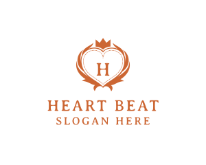 Royal Heart Shield  logo design