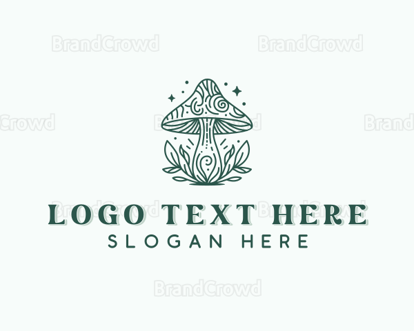 Organic Mushroom Garden Logo