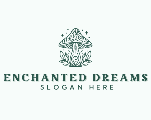 Fairytale - Organic Mushroom Garden logo design