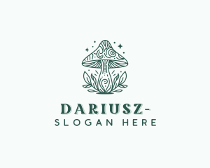 Stars - Organic Mushroom Garden logo design