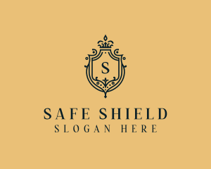 Monarchy Shield Boutique logo design