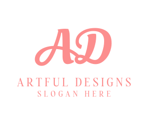 Feminine Pink Boutique logo design