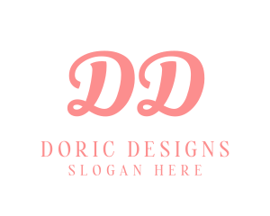 Feminine Pink Boutique logo design