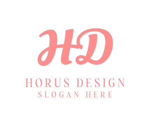 Feminine Pink Boutique logo design