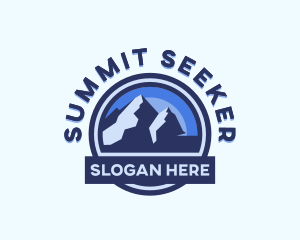 Outdoor Mountain Summit  logo design