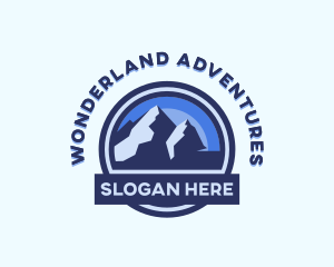 Outdoor Mountain Summit  logo design