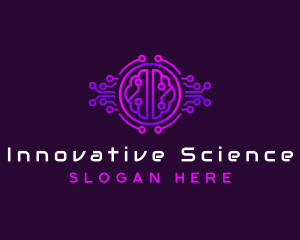 Science - Digital Science Technology logo design