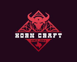 Tamaraw Bull Horn logo design