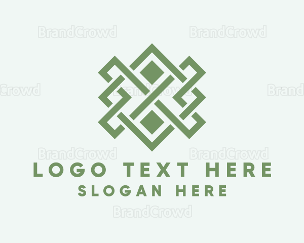 Handwoven Craft Textile Logo