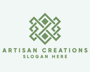 Handcraft - Handwoven Craft Textile logo design