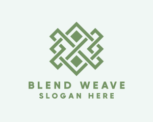 Handwoven Craft Textile logo design