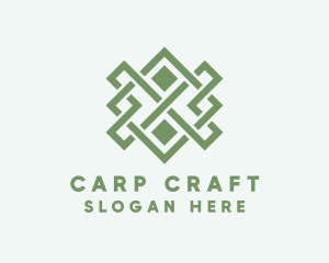 Handwoven Craft Textile logo design