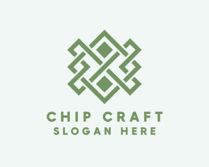 Handwoven Craft Textile logo design