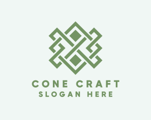 Handwoven Craft Textile logo design