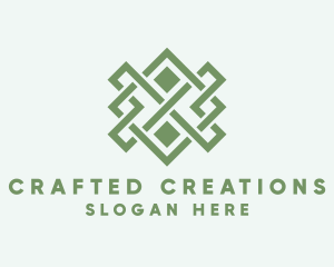 Handwoven Craft Textile logo design