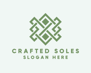 Handwoven Craft Textile logo design