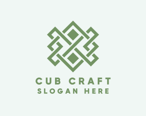 Handwoven Craft Textile logo design