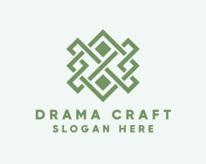 Handwoven Craft Textile logo design