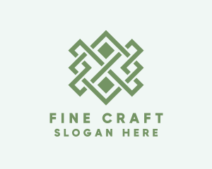 Handwoven Craft Textile logo design