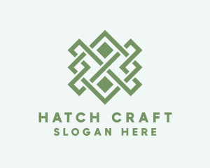 Handwoven Craft Textile logo design