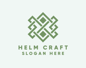 Handwoven Craft Textile logo design