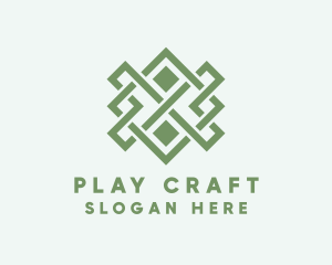 Handwoven Craft Textile logo design