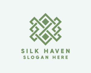 Handwoven Craft Textile logo design