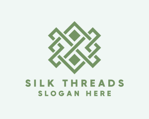 Weaving - Handwoven Craft Textile logo design