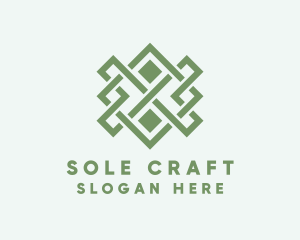 Handwoven Craft Textile logo design