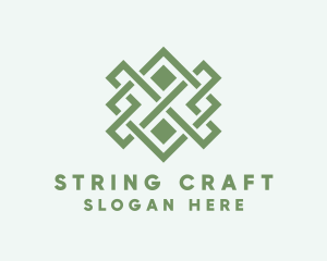 Handwoven Craft Textile logo design