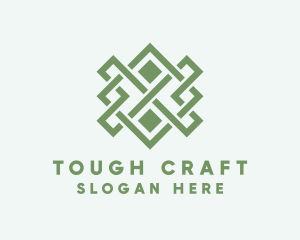 Handwoven Craft Textile logo design