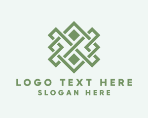 Handwoven Craft Textile Logo