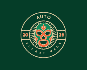 Luchador Cultural Mask Logo