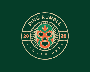 Wrestling - Luchador Cultural Mask logo design